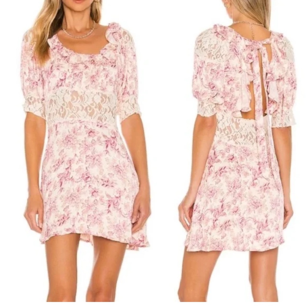 Free people lucie lace mini dress - Picture 1 of 5